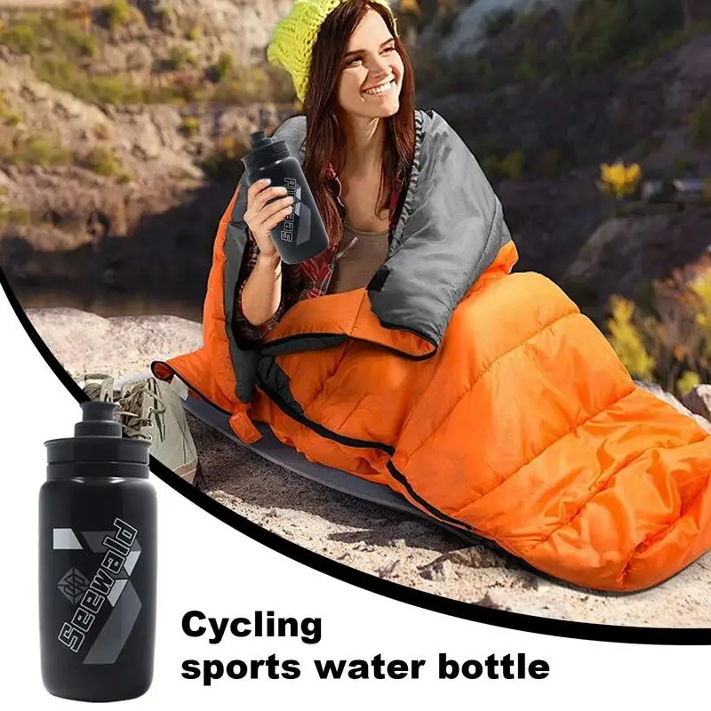 Cycling Water Bottle Cycling Squeeze Water Bottle Multi-functional Fitness & Cycling Tumbler Food-Grade 550ml For Riding/Running