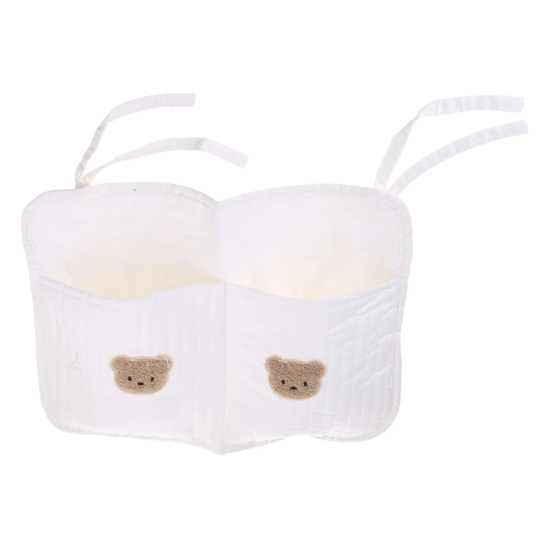 Cribs Storage Bag Bedside Hanging Storage Bag for Diaper Multifunctional Hanging Pocket Organizing Bag