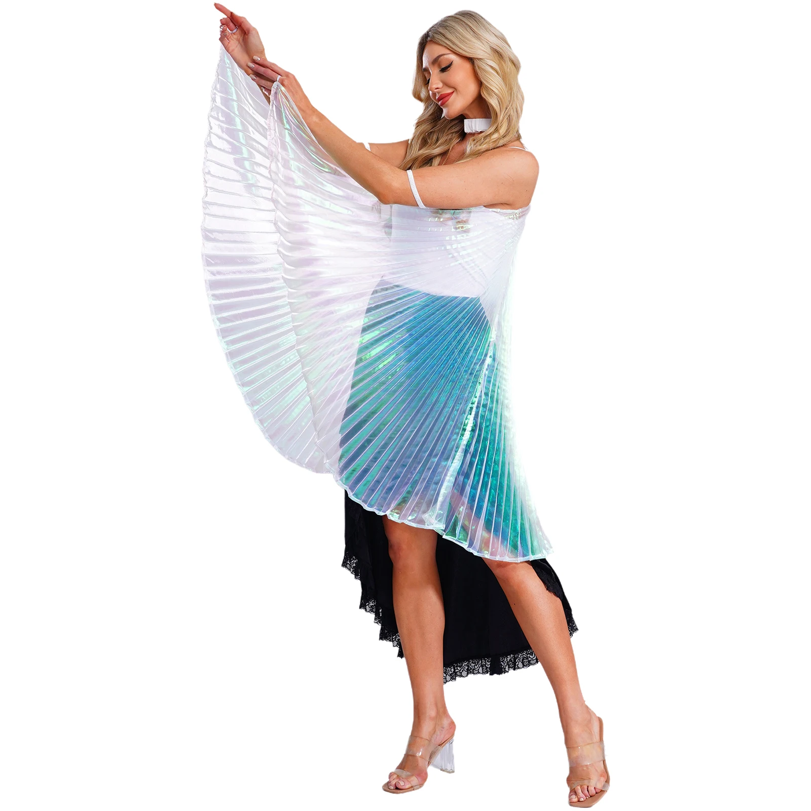 Wings for Belly Dancing Wings Ideal Fairy Wings for Adult Dancers with 360 Degree Extension And Stretch Wings for Performance
