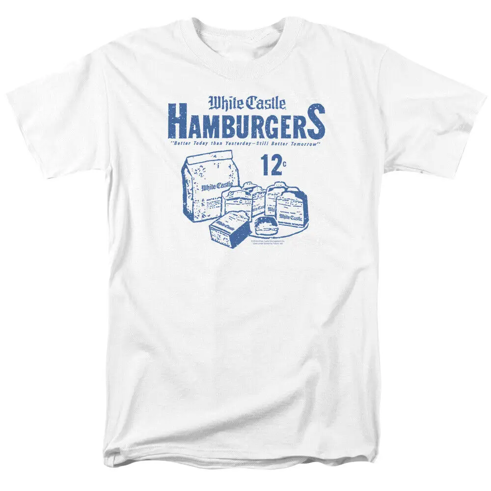 

White Castle 12 Cents T Shirt Mens Licensed Hamburger