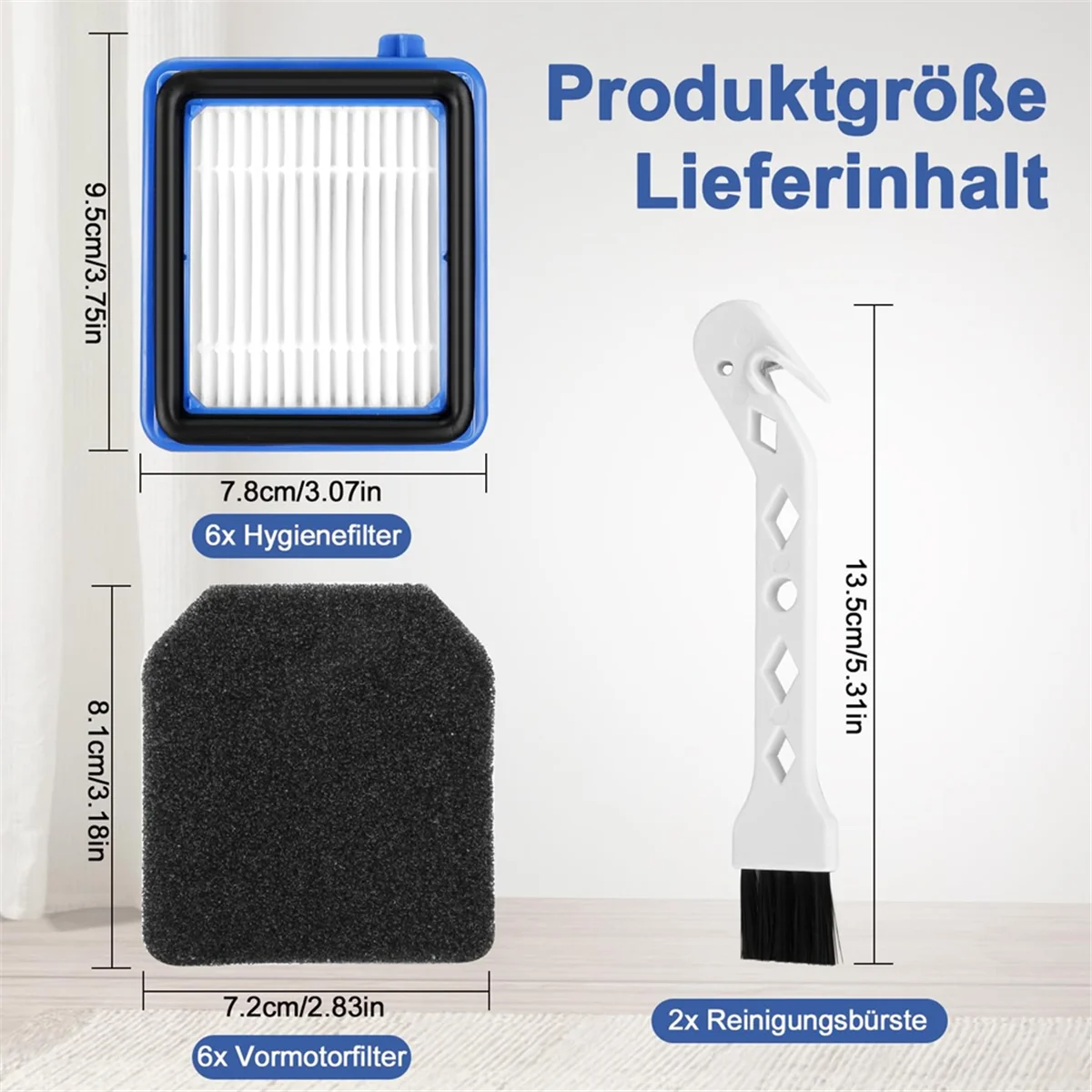 فلتر بديل علوي للمكنسة اللاسلكية AEG ASKW1، QX6، QX7، QX8-2