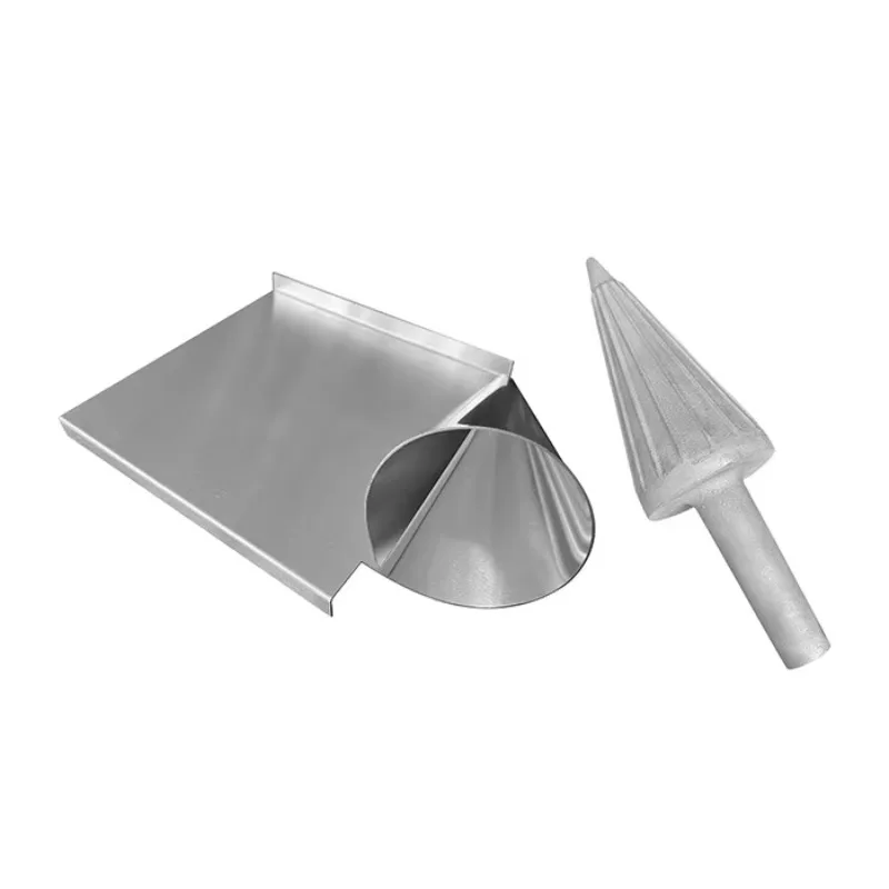 Aluminium Hand Waffel Forming Ice Cream Cone Maker Tools