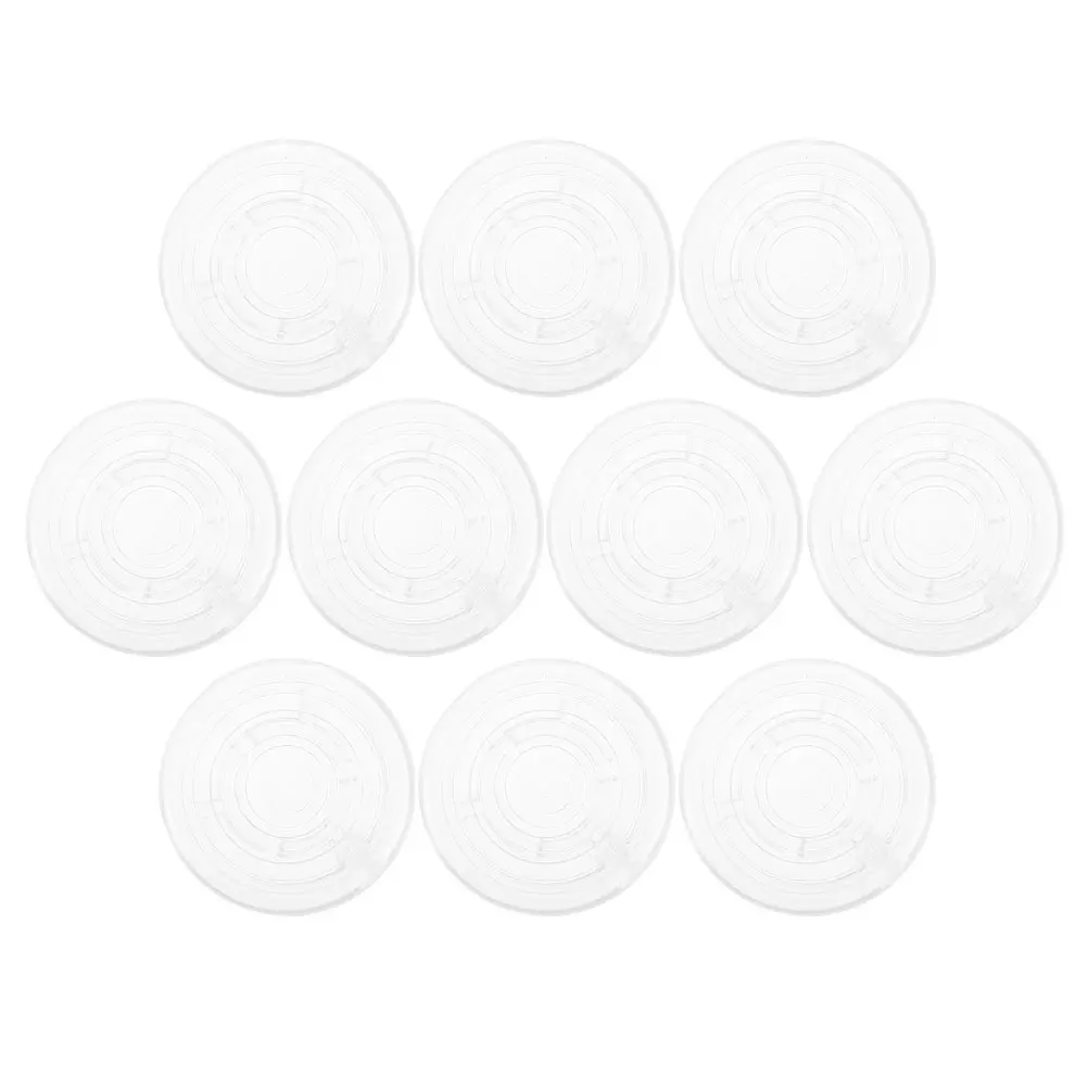 Tapa de Pedal de guitarra, tapa de protección de Pedal de efecto de plástico para reparación de guitarra eléctrica, instrumento de diseño Simple y elegante, 10 Uds.