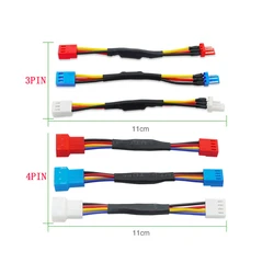 3/4 Pin PC Case Fan RPM Speed Reduction Connector Resistor Cable Fan Silent Mode CPU Fan Speed Resistor Slow Down Cable
