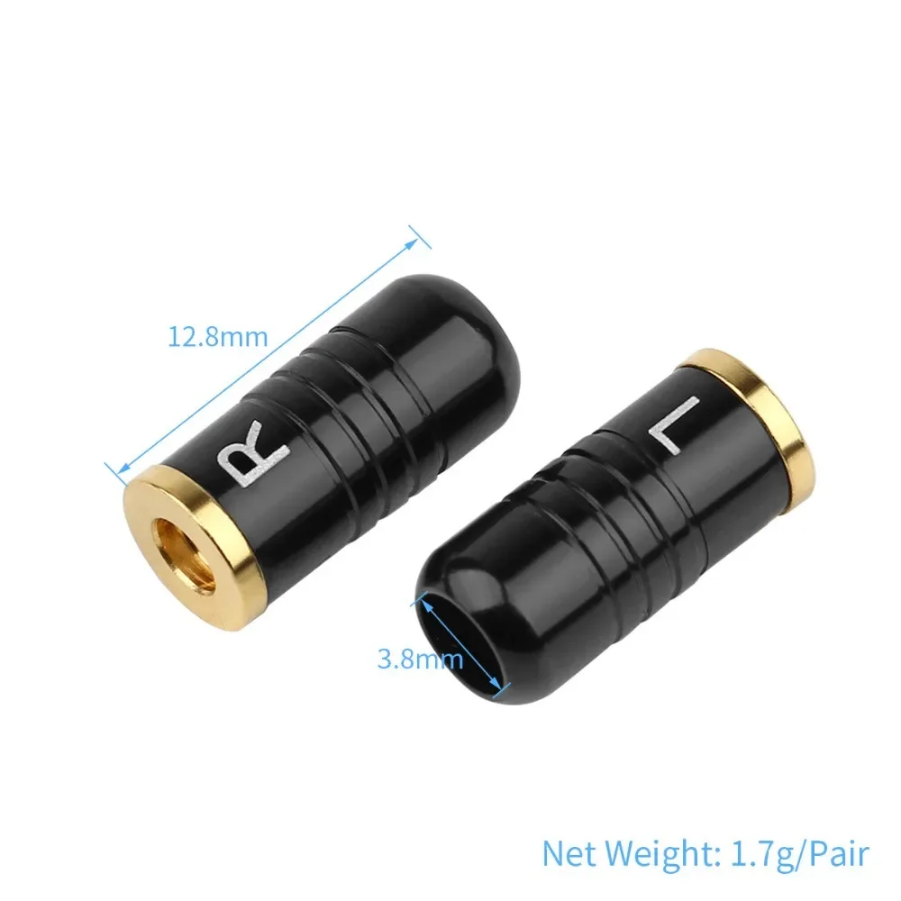 Jack Female MMCX Pins HiFi Headphone Pin Jack For UE900 SE535 SE215 W10 W20 W30 Earphone Audio Plug Solder Wire Connector