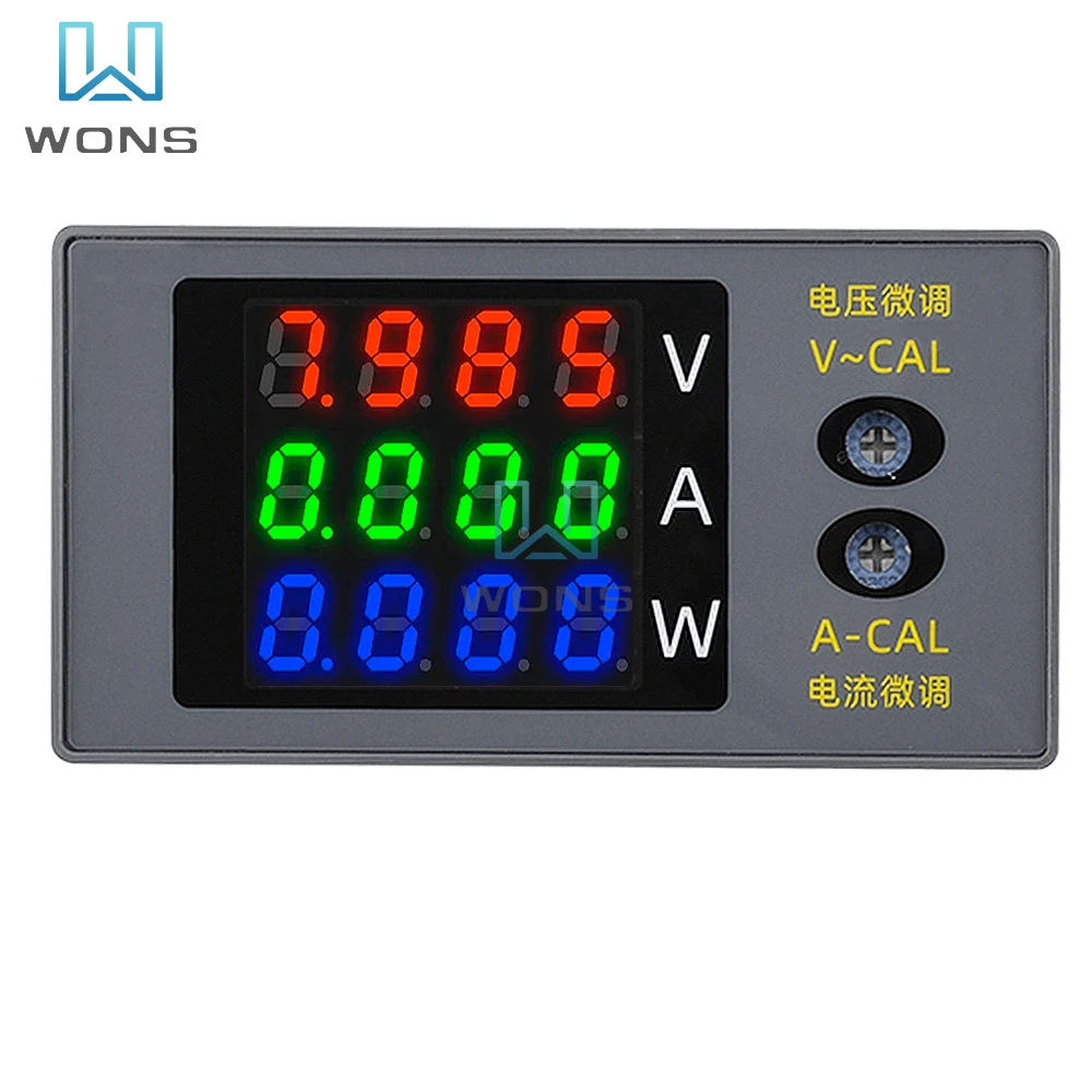 Digital Voltmeter Ammeter Wattmeter DC0-100V 10A 1000W Voltage Current Energy Meter Power Meter Voltage Detector Current Meter