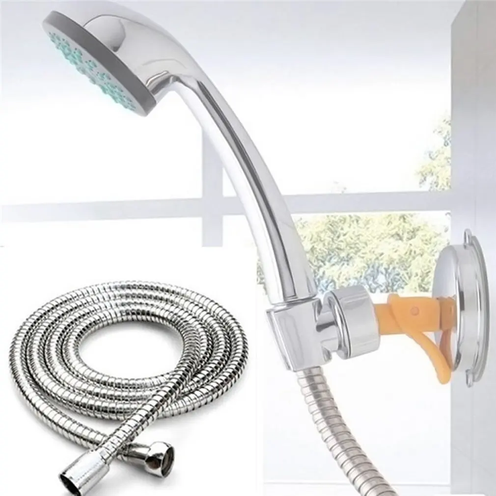 Tubo de ducha Flexible de 1,5 M, extensor de manguera de ducha de acero inoxidable duradero, brazo de extensión de ducha con ahorro de agua
