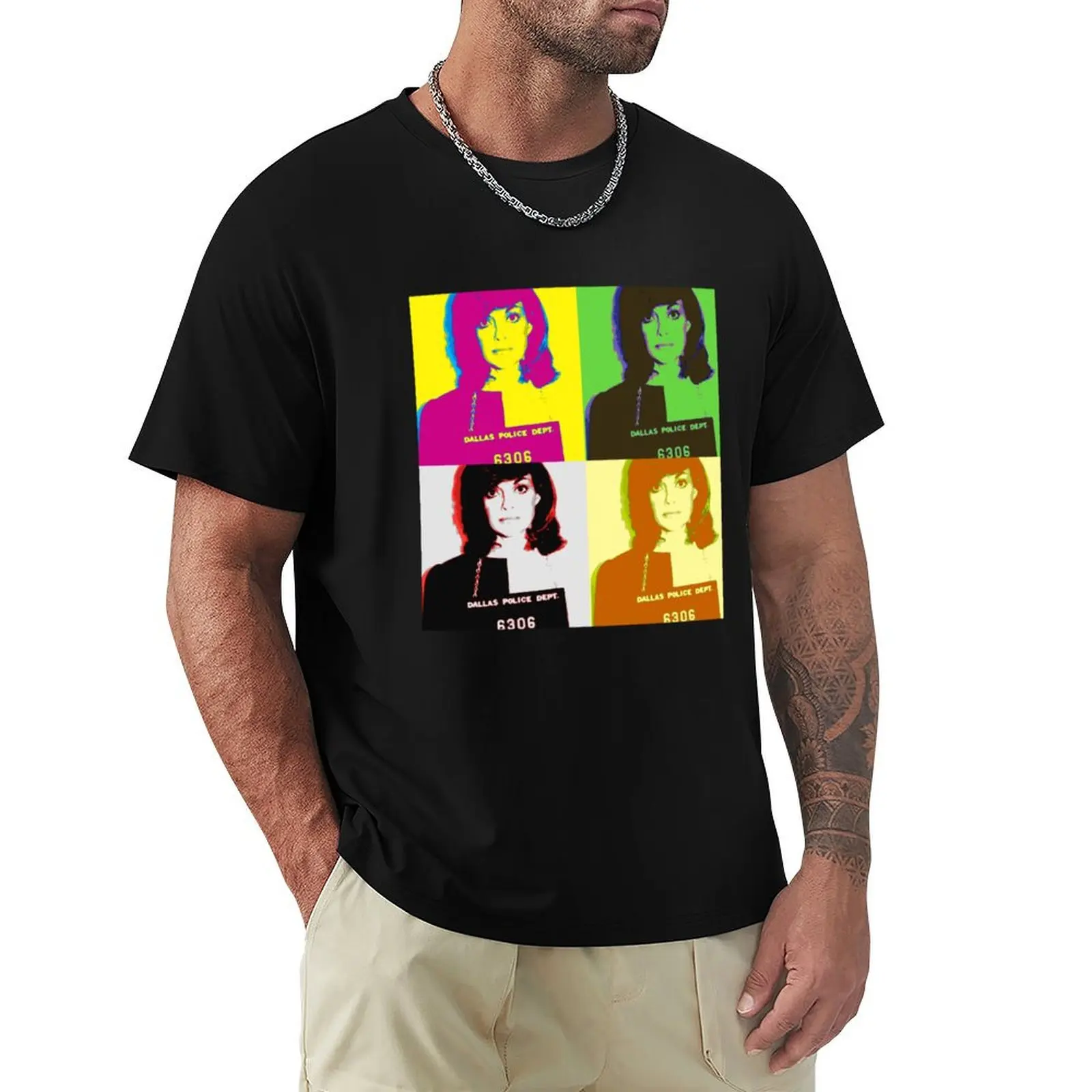 Sue Ellen Ewing Fictional character T-Shirt Retro Graphic Print T-Shirt