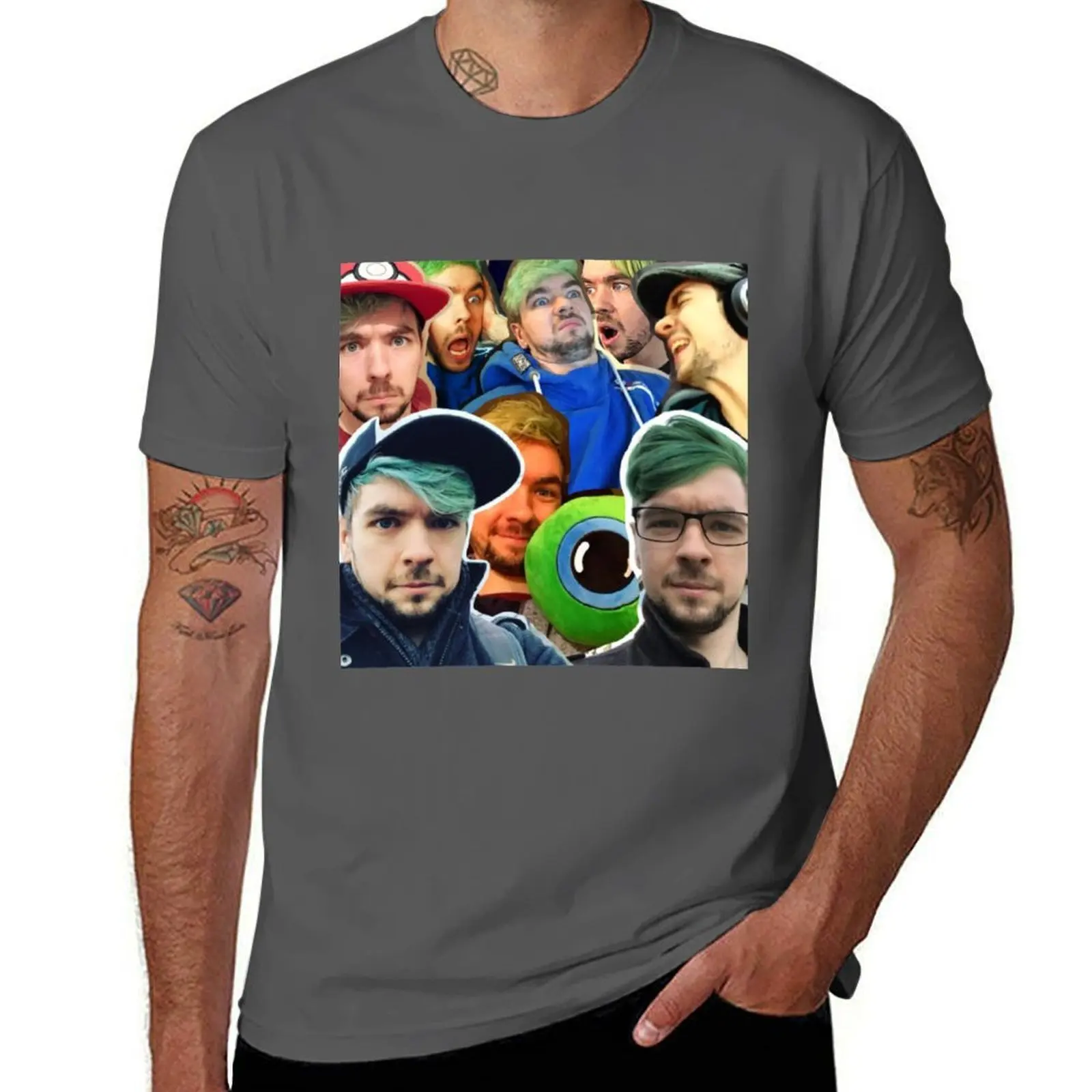 

Jacksepticeye T-Shirt All Match Print Short Sleeve Top