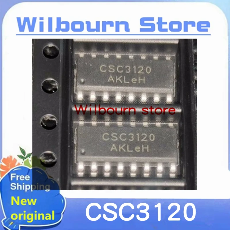 

100% New original 10PCS/LOT CSC3120 SOIC-16 SMD Audio Amplifier Chip