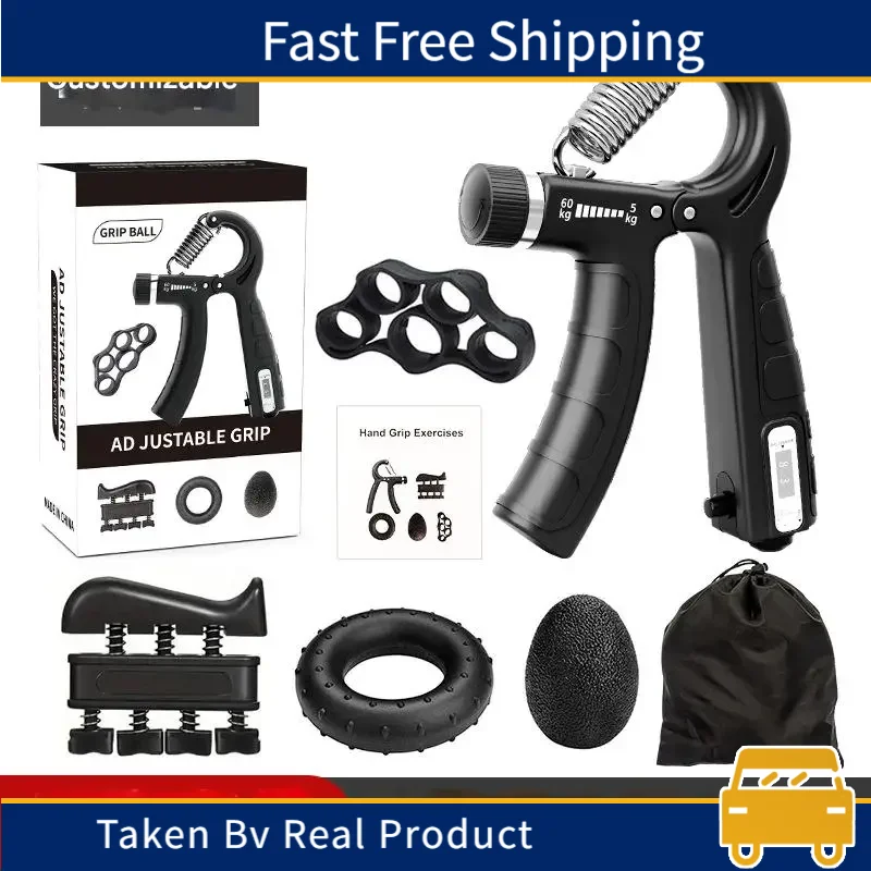 حلقة تمرين لتخفيف التوتر والساعد لبناء العضلات والرياضة، مجموعة أدوات تدريب القوة مع أداة تمرين الأصابع #2