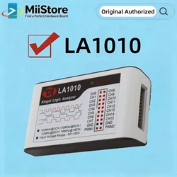 Kingst LA1010 USB Logic Analyzer 100M max sample rate,16Channels,10B samples, MCU,A-RM,FPGA debug tool english software