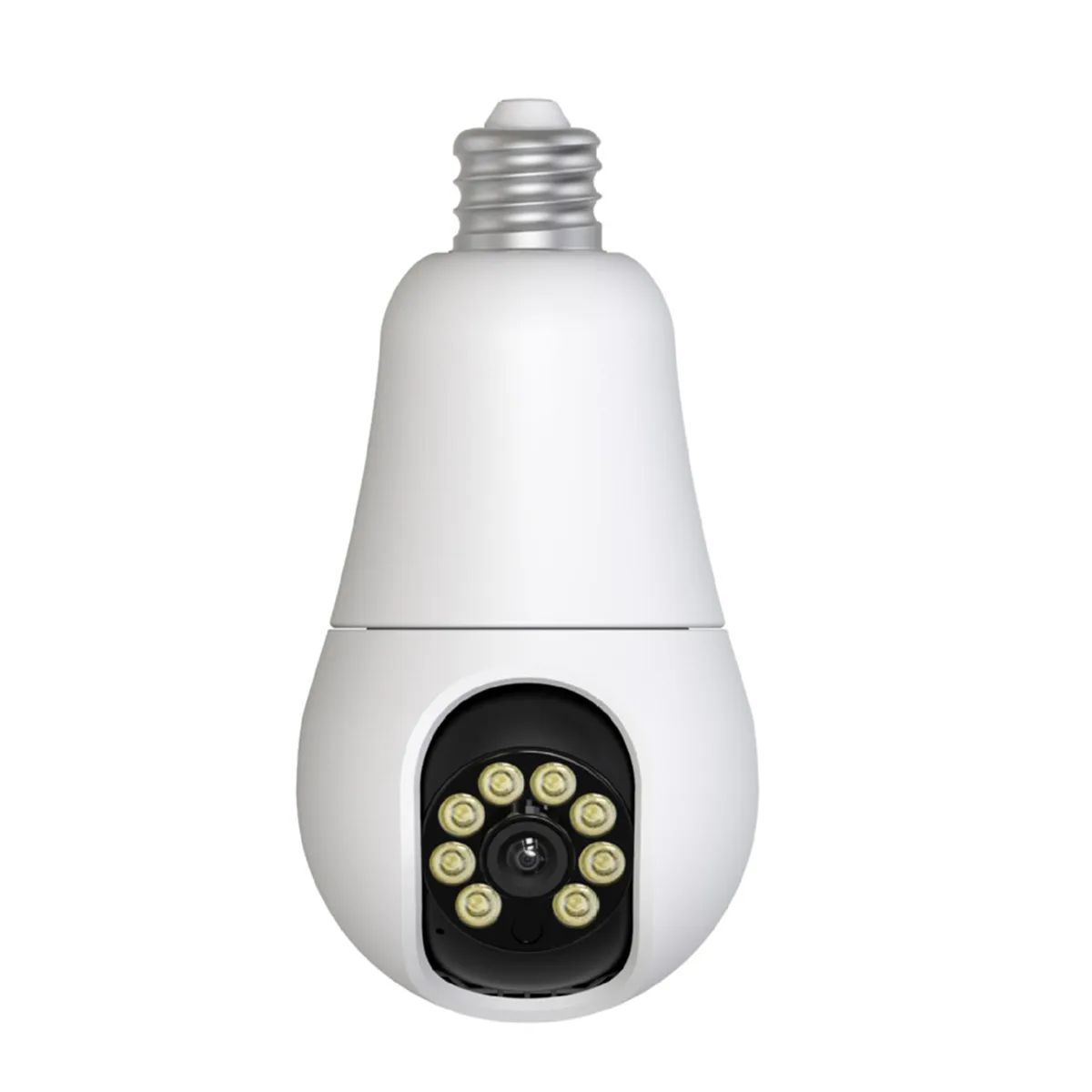 2MP 1080P E27 Lamp Head Socket 360Degree Wireless PTZ IP Dome Camera Full Color AI Humanoid Detection Security Baby Monitor