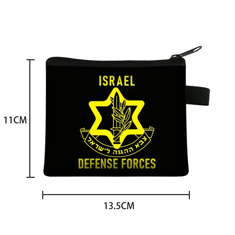 Israel IDF Israeli Army Mossad Coin Purse Special Forces Units 669 Egoz Maglan Wallet Credit Card Money Coin Bag Small Purses