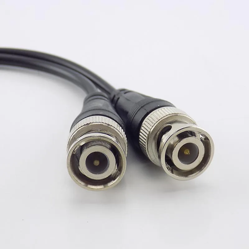 BNC Male Connector To Female Adapter DC Power Pigtail Cable Line BNC Connectors Wire For CCTV Camera Security System C3