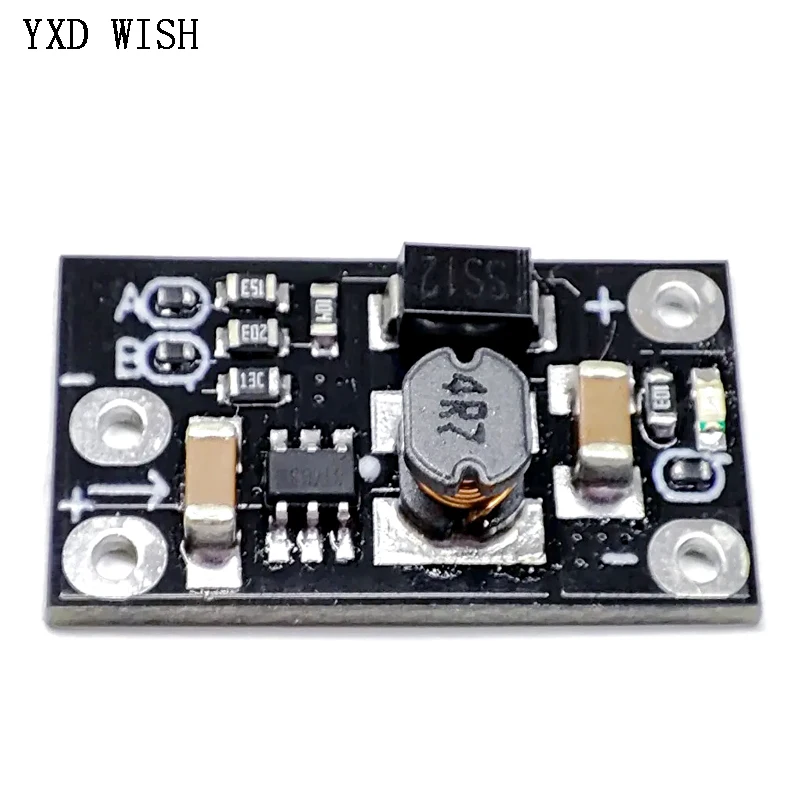 20PCS Mini DC-DC Boost Step Up Converter 3V 3.2V 3.3V 3.7V 5V 9V to 12V Voltage Regulator Lithium Battery Boost PCB Board Module