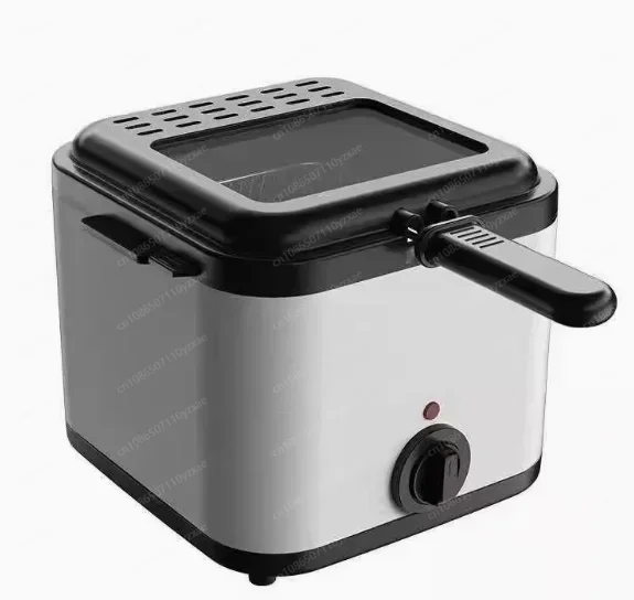 110V/220V Electric Deep Fryer 2.5L Deep Frying Pan Heating Oil Pot French Fires Fried Chicken Machine 1000W