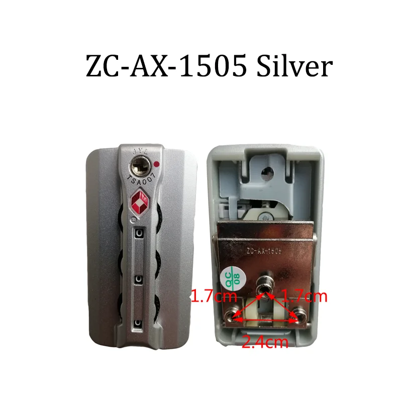For ZC-AX-1505/ZC-612 Original Baggage Customs Lock Luggage Accessories Combination Lock Simple Portability Anti-theft Security