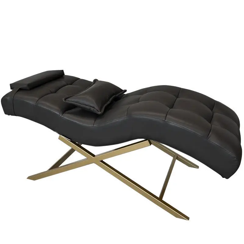 Ergonomic lounge chair eyelash bed foam bed for beauty salons