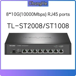 Tp-link TL-ST2008 wszystkich 10 gigabitów włącznik Ethernet 8*10gbps port RJ45 Plug and Play 10gbe 10000mbps 10g ST1008 upgrade