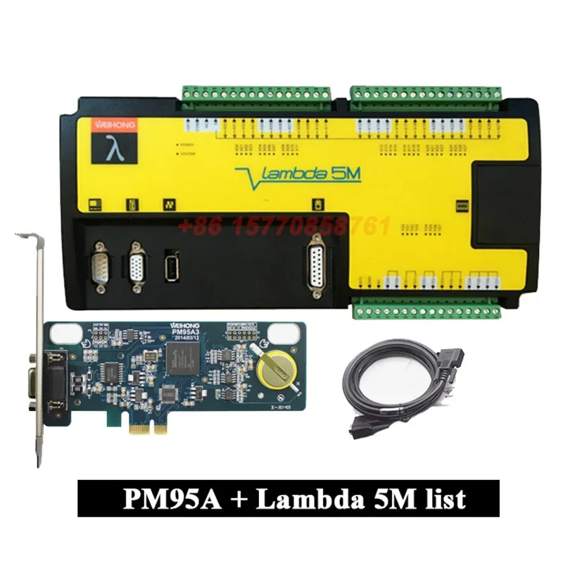 Hot!Weihong 4- 5-Axis Motion Control System Controller Pm95A Lambda5S Software Ncstudio For Cnc Router