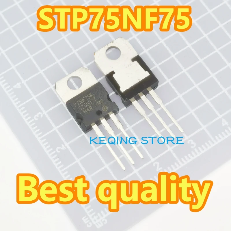 50PCS/100PCS  STP75NF75  75NF75 P75NF75 75N08 MOSFET