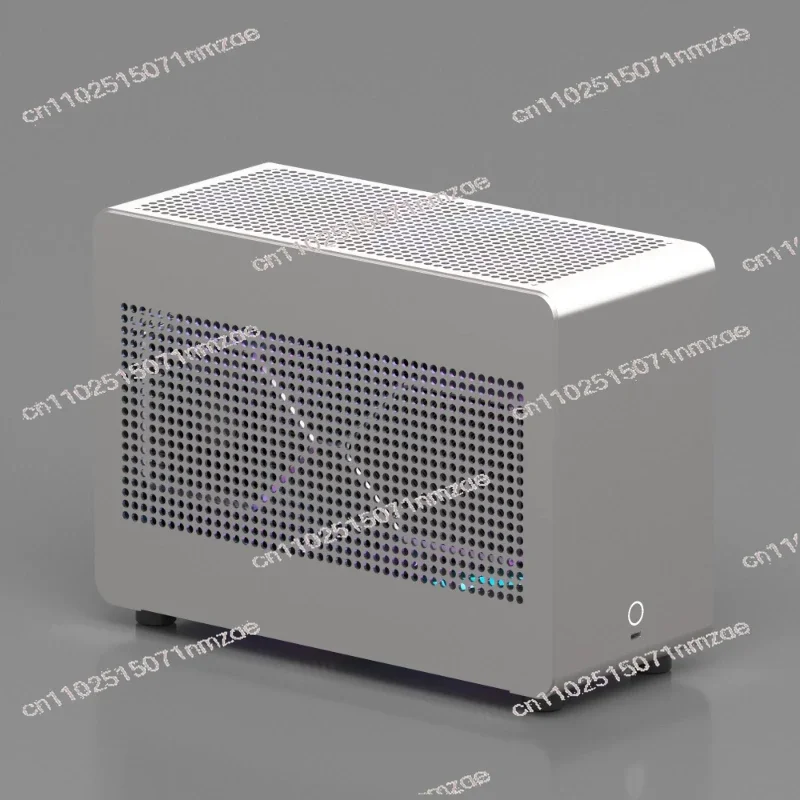 Mini Small Case Power Supply Portable Host Air Cooling G1-SE All Aluminum Side Transparent A4