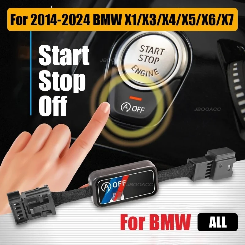For BMW X1 X3 X4 X5 X6 X7 2014-2024 Auto Start Stop Disable Canceller Car Modification Accessorie Start Stop Off Cable i-stop