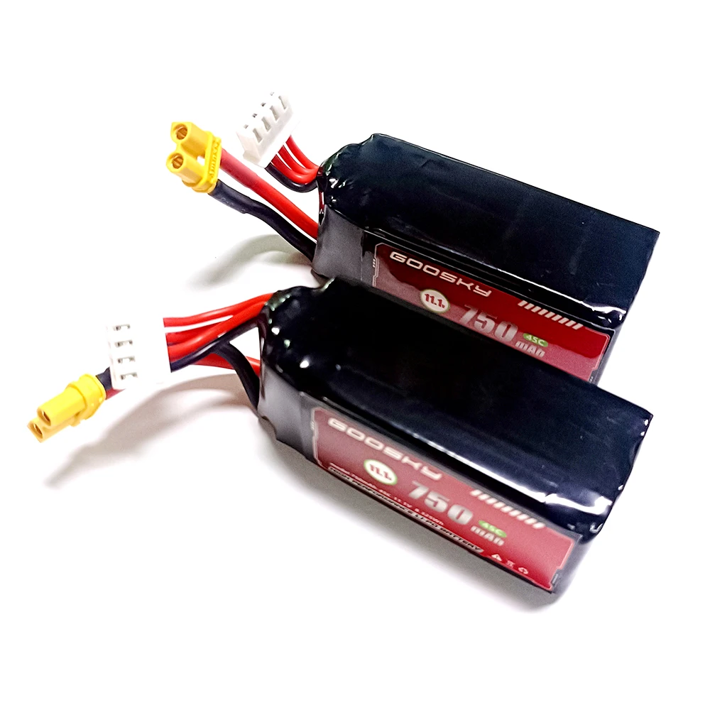 Orginal GOOSKY S2 3D legenda 6CH bateria części do helikopterów 3S 11.1V 750MAH 45C 8.325Wh Orginal bateria Lipo