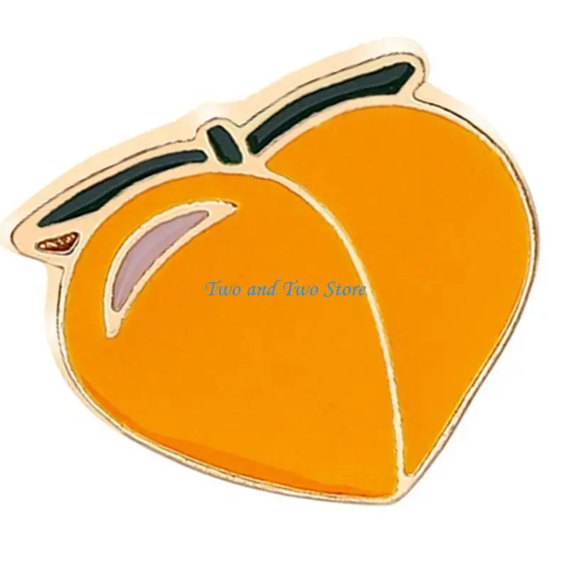 HX6F Cartoon Fruit Brooch Pin