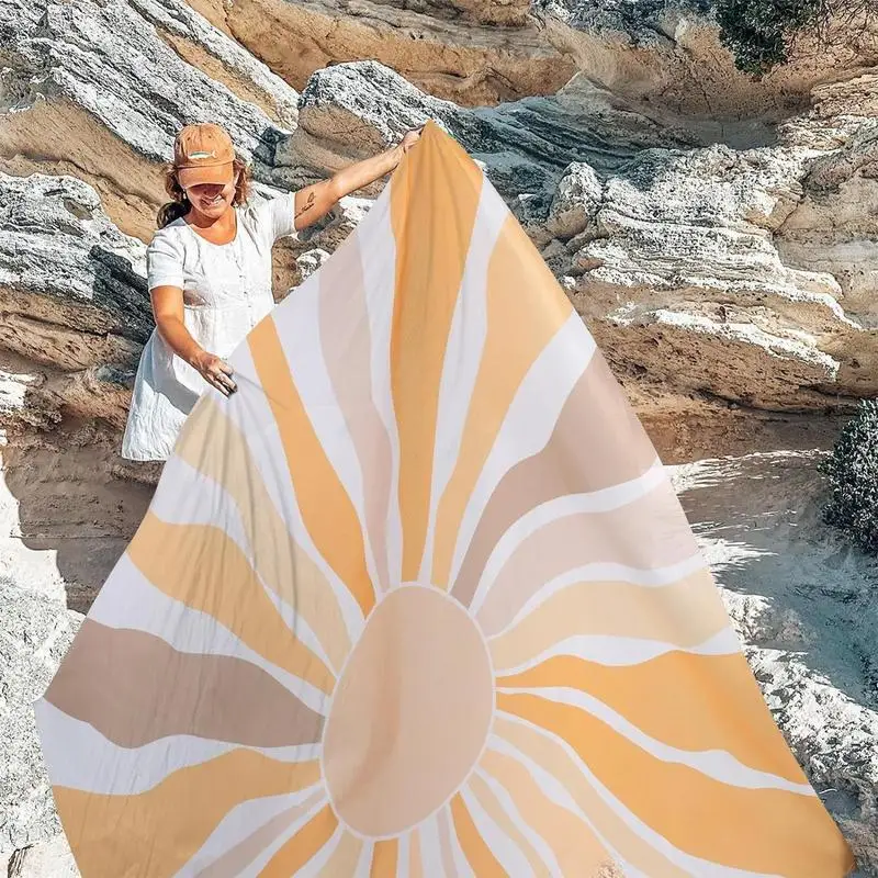 

Picnic Blanket 210200cm Sandproof Beach Mat Picnic Blanket Portable Quick Drying Sand Towels Waterproof Camping Accessories For