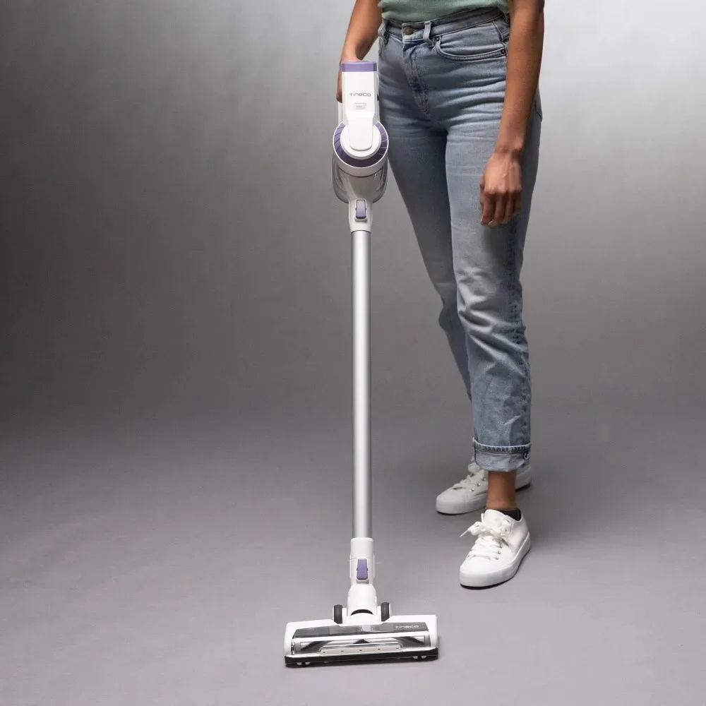 Wireless ultra light stick vacuum cleaner suitable for hard floors and low plush carpets