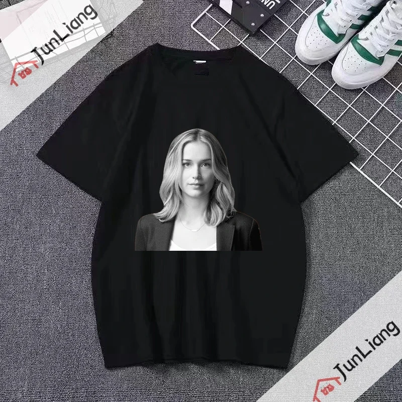 Elizabeth Lail Graphic T Shirts Movie TV Actor Fans Women's T-shirt Harajuku Goth Clothes Men's Clothing Kpop Streetwear Tops