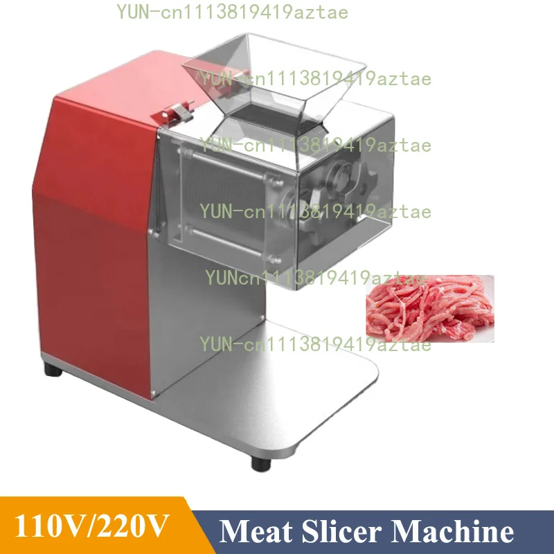 110V/220V Electric Meat Slicer Vegetable Cutter Shred Machine Commercial Meat Cutter Shredded 850W Meat Machine