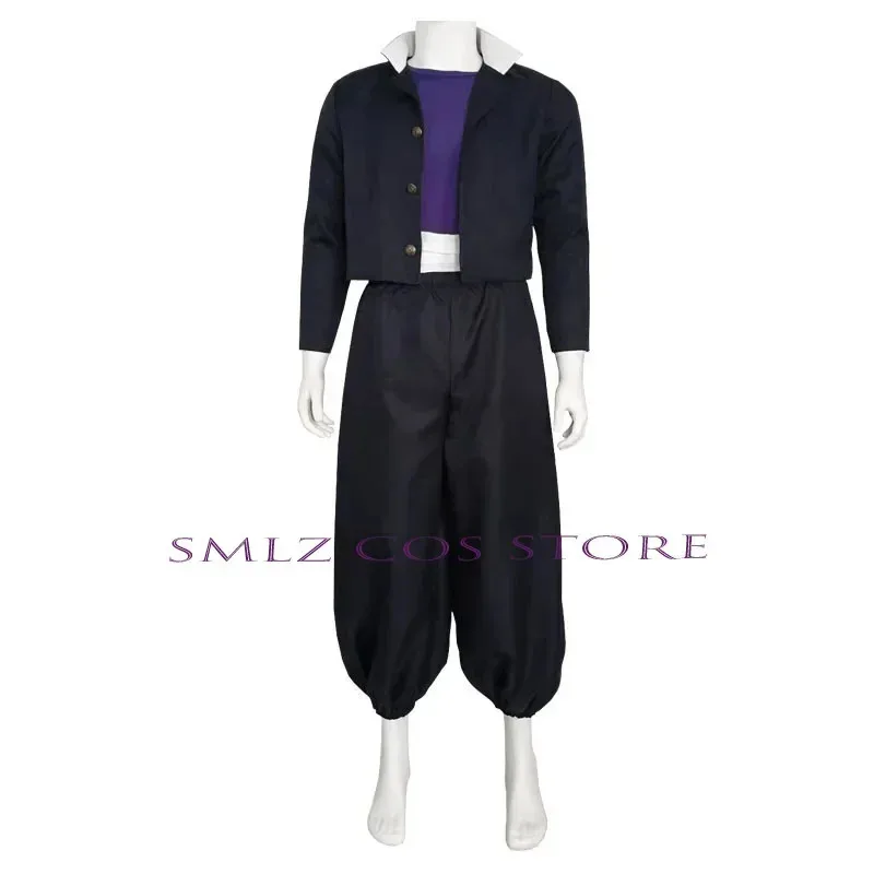 Todo Aoi Cosplay Anime Jujutsu Kaisen disfraz peluca hombre abrigo negro Top pantalones uniforme traje fiesta de Halloween traje de juego de rol para hombres