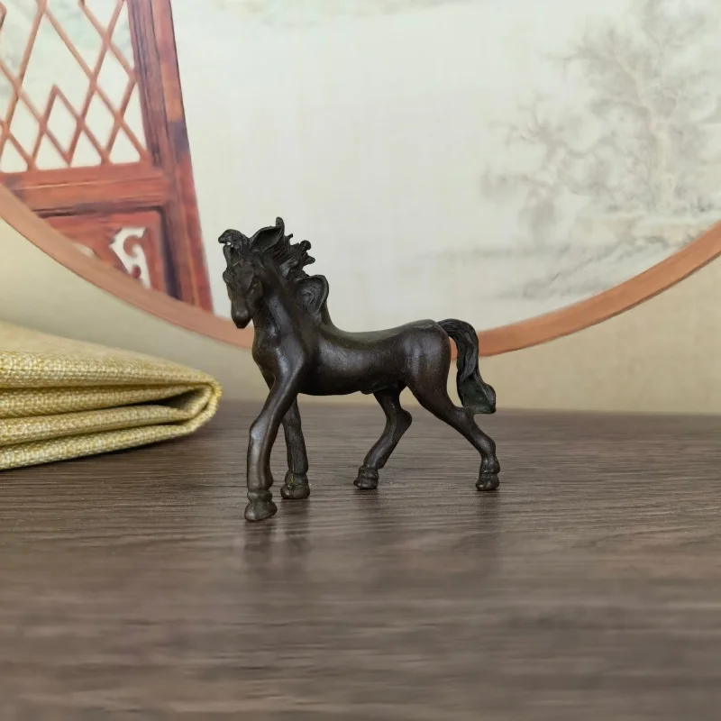 small standing horse ornaments, miscellaneous antique collectibles, decorative items, tea pets