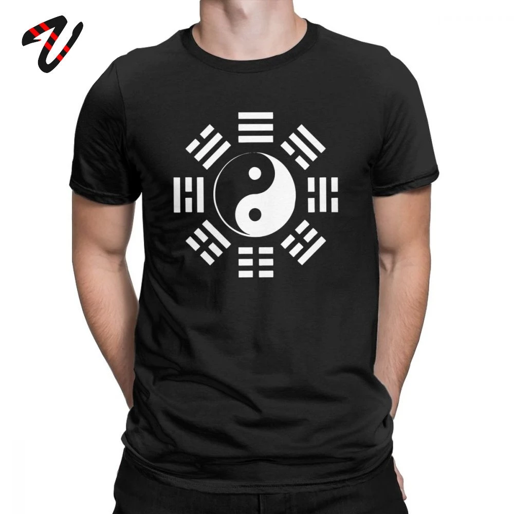 Men Yin Yang Tshirt Ching Kungfu Art Chinese T Shirt Tai Chi 100% Cotton Clothing Awesome Short Sleeve Tees Best Gift T-Shirt