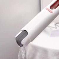 Handheld Mini Mop Foldable Home Cleaning Mop with Self Squeezing Floor Cleaning Mop Desktop Window Car Cleaning Tool Sponge Head