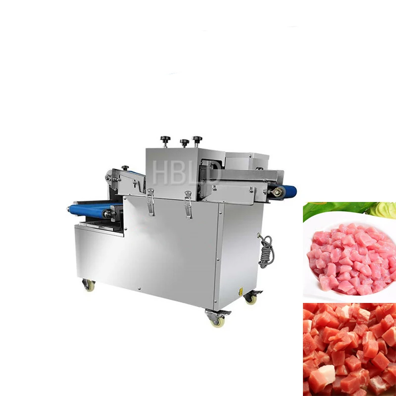 

Fully Automatic Meat Cutter Multifunctional Frozen Pork And Beef One-Time Shaping And Dicer