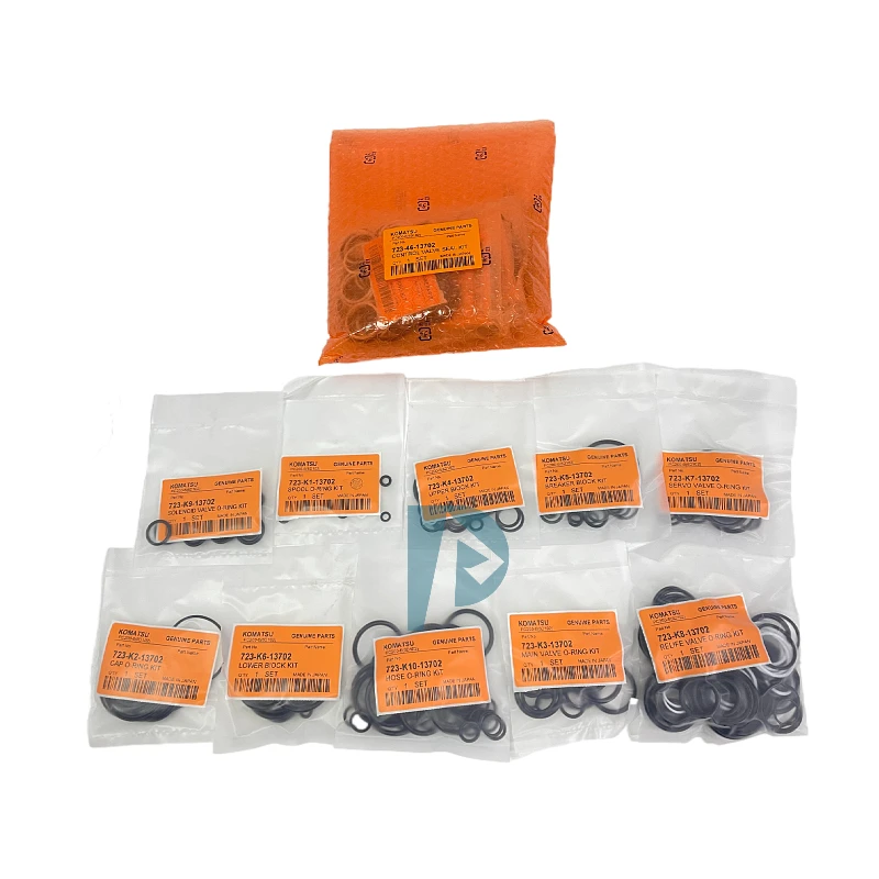 

Excavator Accessories Seal Kit PC200-6 6D102 Control Valve Seal Kit 723-46-13702