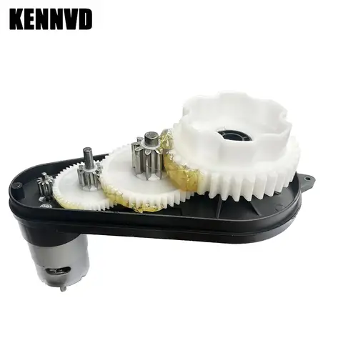 6V 12V 24V 고속 어린이 전기 타고 장난감 자동차 차량 메탈 기어 1.9CM/0.74in 대형 조리개 모터 기어 박스 엔진