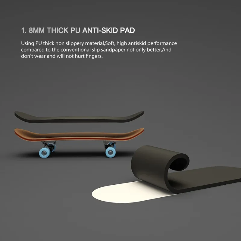 ปริศนาของเล่นนิ้วมือสเก็ตบอร์ดไม้เมเปิล Fingerboard งานอดิเรกความแปลกใหม่ Anti Stress Sensory ของเล่นสําหรับ Boy Mini ตลกน่ารักสเก็ตของขวัญ