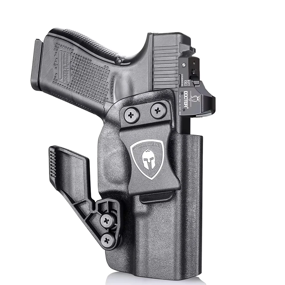 G17/G19/G19X/G26/G44/G45 Gen (1-5)およびG23/G32 Gen(3-4)用（Gen5は除く）、IWBホルスター、光学カット、右利き用、レッドドット対応