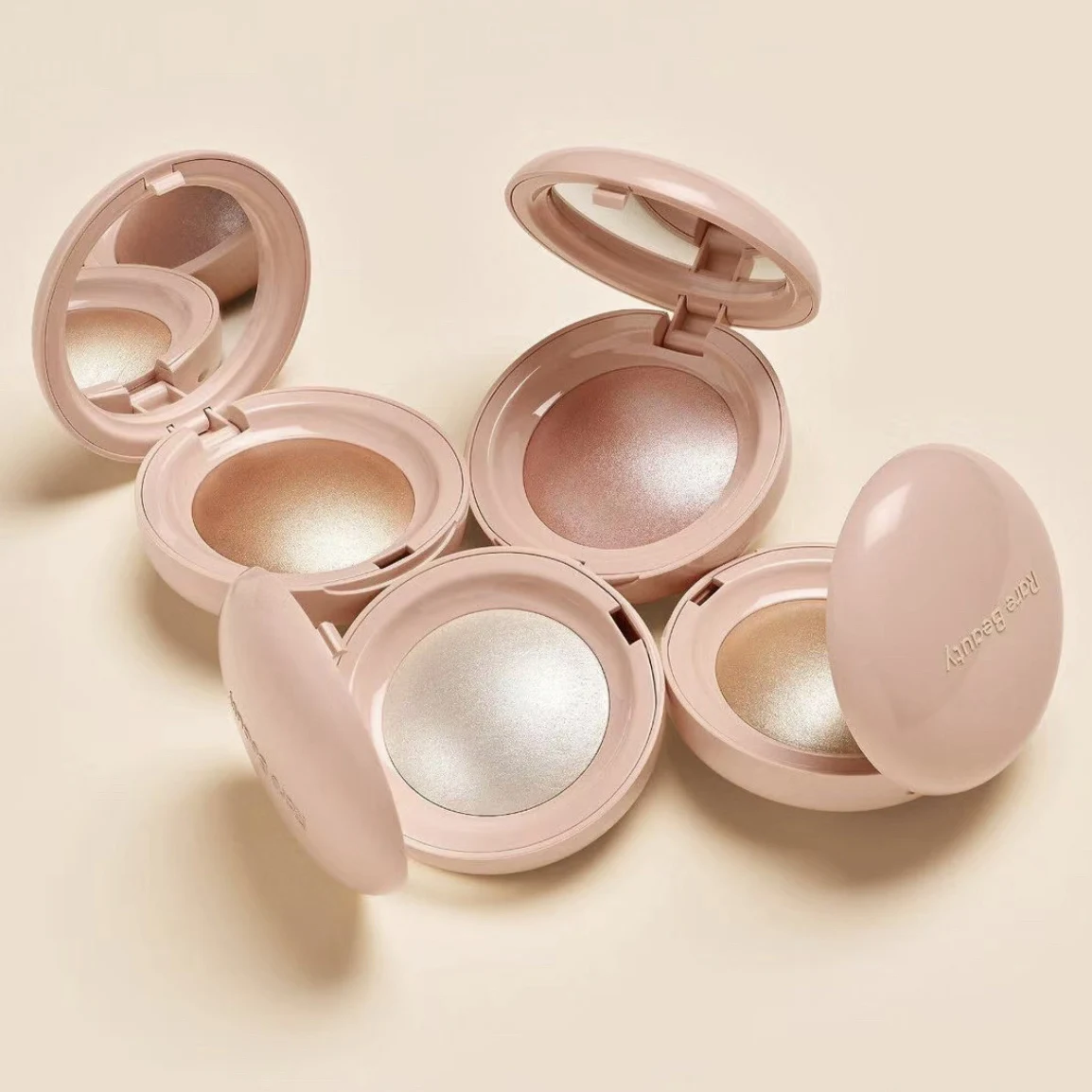 نادر الجمال الإيجابي الخفيف السائل الإنارة تسليط الضوء على الكنتوري السائل أحمر الخدود ماكياج الوجه لامع تألق أحمر الشفاه عالي أخف #4