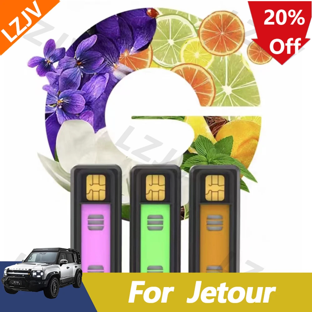 New Car Mounted Fragrance Plasma Mounted Ointment Aromatherapy Air Conditioning Air Outlet Diffuser For Jetour Traveler Shanhai