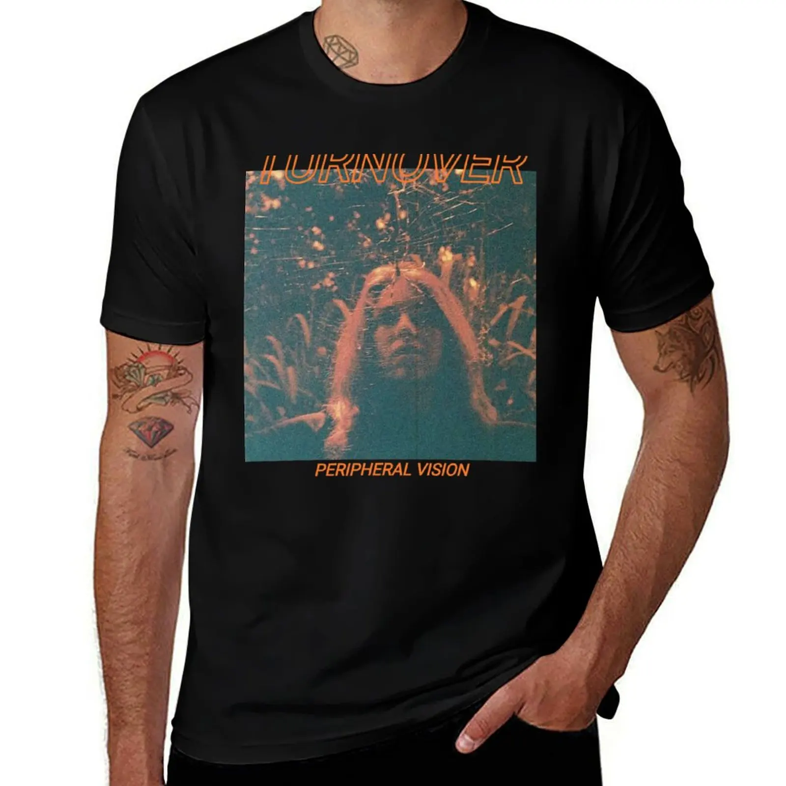 

FAN ART ALBUM COVER TURNOVER PERIPHERAL VISION Classic T-Shirt custom t shirt Short sleeve tee fitted t shirts for men