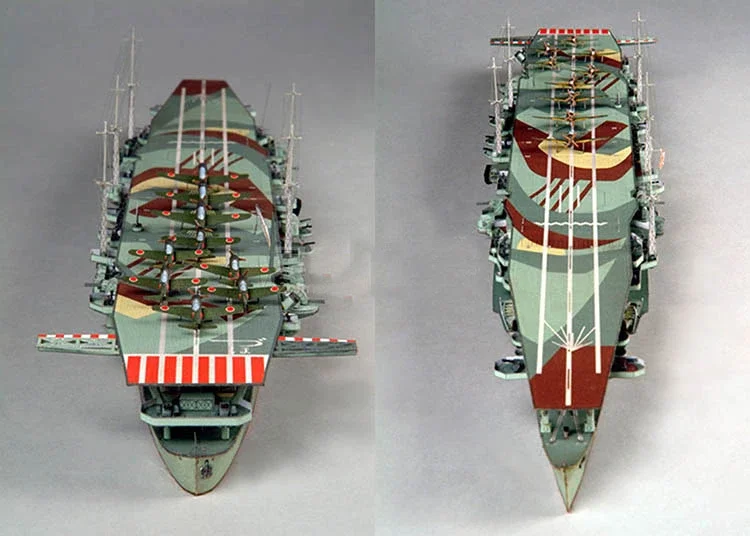 1/400 IJN ZUIHO Aircraft Carrier Battleship 3D Paper Model