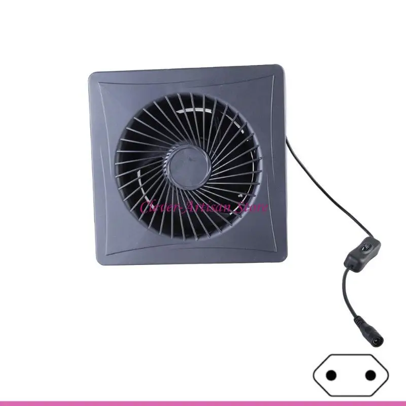 

E06B Простая установка вытяжного вентилятора для ванной комнаты с бесшумной работой для вентиляции с контролем запаха и влаги