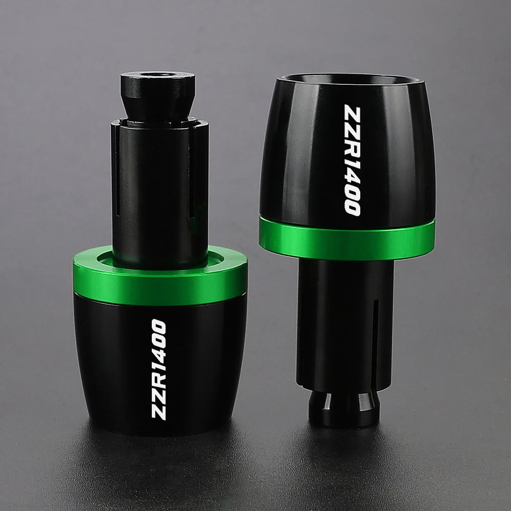 

For Kawasaki ZZR1400 ZZR 1400 2006-2024 2022 2023 2021 Motorcycle Handlebar Grips Bar Ends Cap 22mm Handle Counterweight Plug