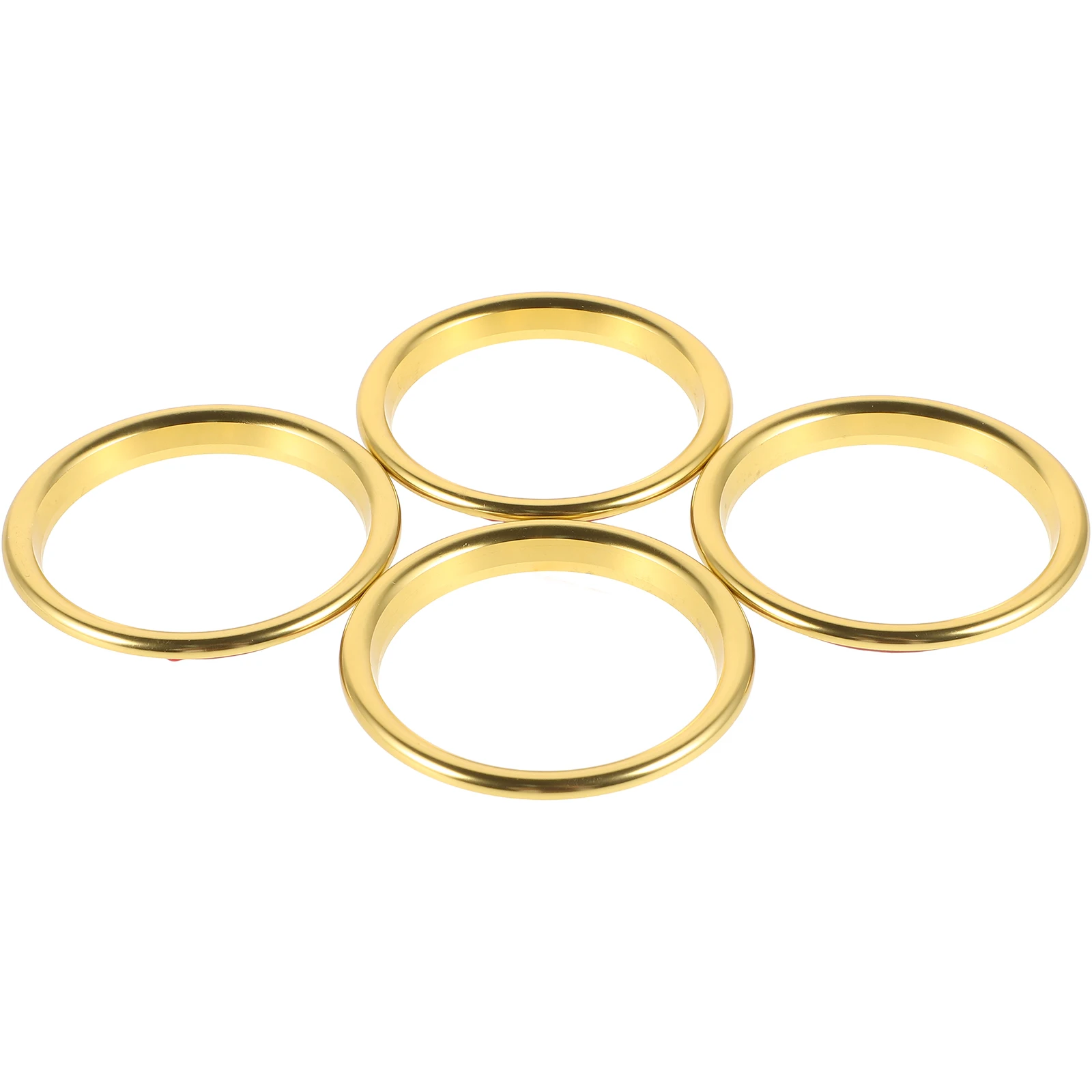 

4pcs 304 Stainless Steel Air Vent Outlet Trim Ring Sticker Car Interior Vent Cover Replacement Durable Decoration for
